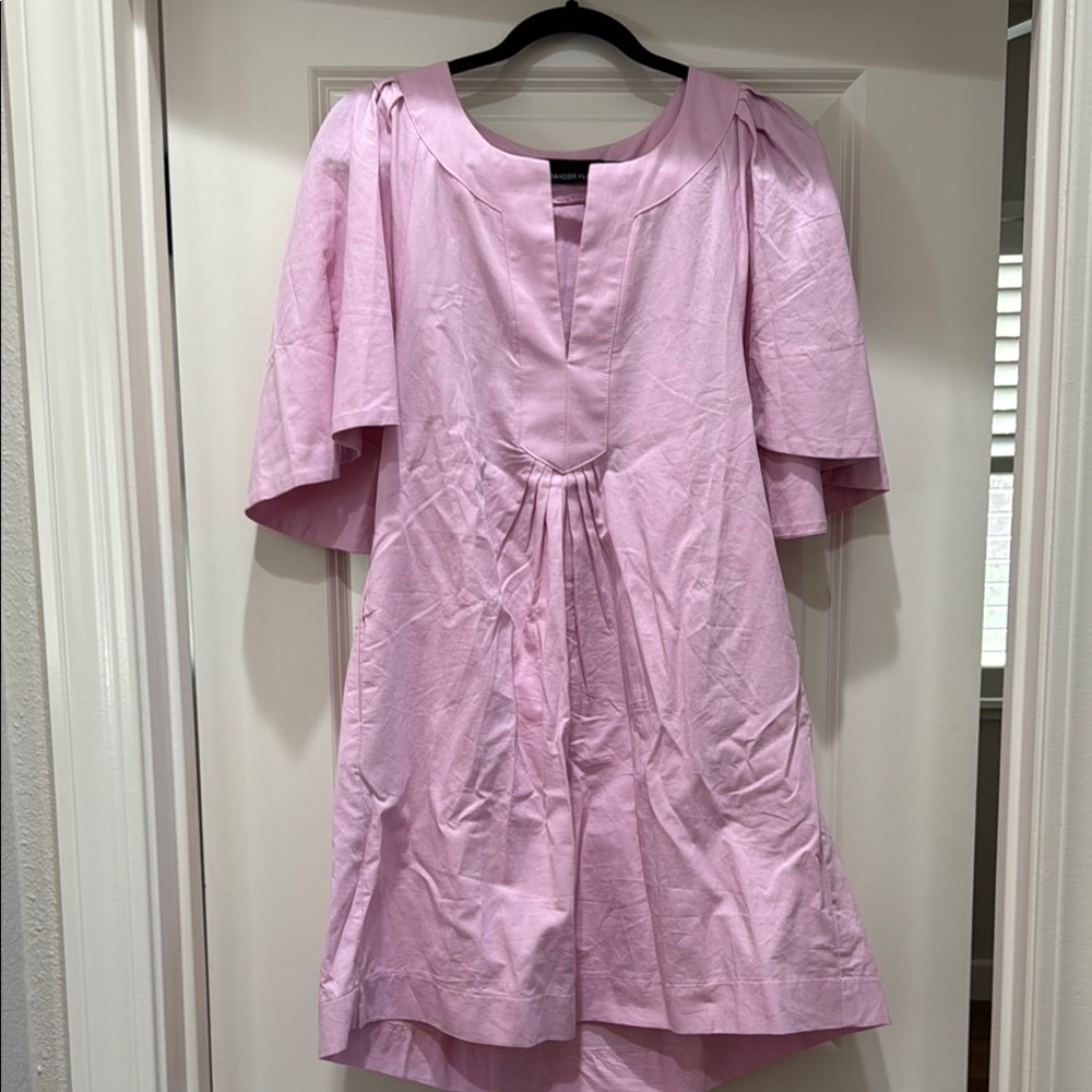 Tuckernuck Finley Flutter Sleeve Pomander Place Blush Dress